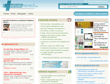 Tablet Screenshot of egeszsegfigyelo.hu